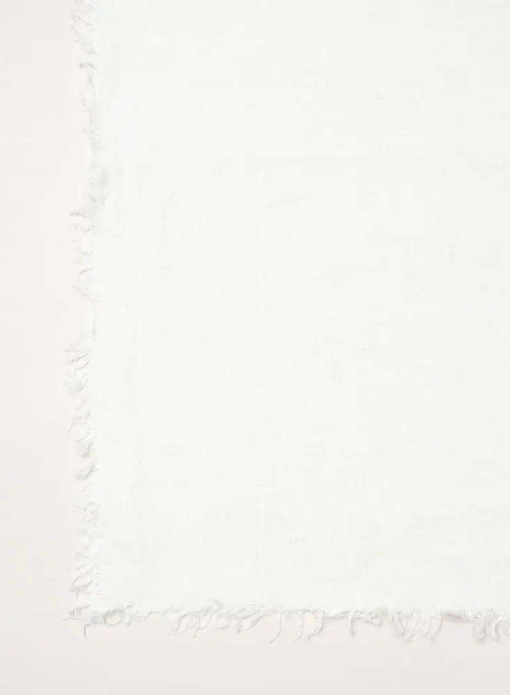 Table Napkin Fringes, Off White - Linge Particulier Interior Objects