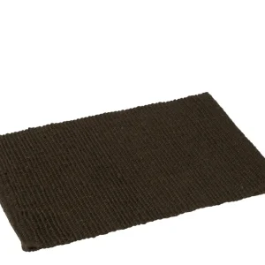 J-Line placemat Rechthoek - jute - donkerbruin