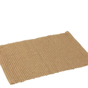 J-Line placemat Rechthoek - jute - naturel