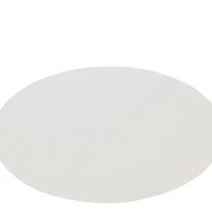 J-Line placemat Rond - kunststof - wit - 6 stuks