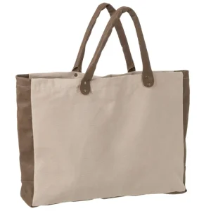 J-Line strandtas Korte Oren - textiel - beige
