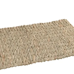 J-Line tapijt - jute - naturel - small - 6 stuks