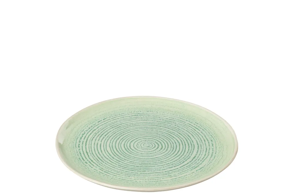 J-Line Bord Lara Porselein Groen Small