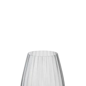 J-Line Drinkglas Water Strepen Glas Transparant