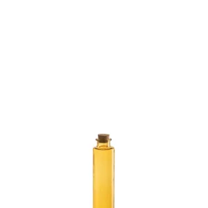 J-Line fles Kurk - glas - oker - 6 stuks