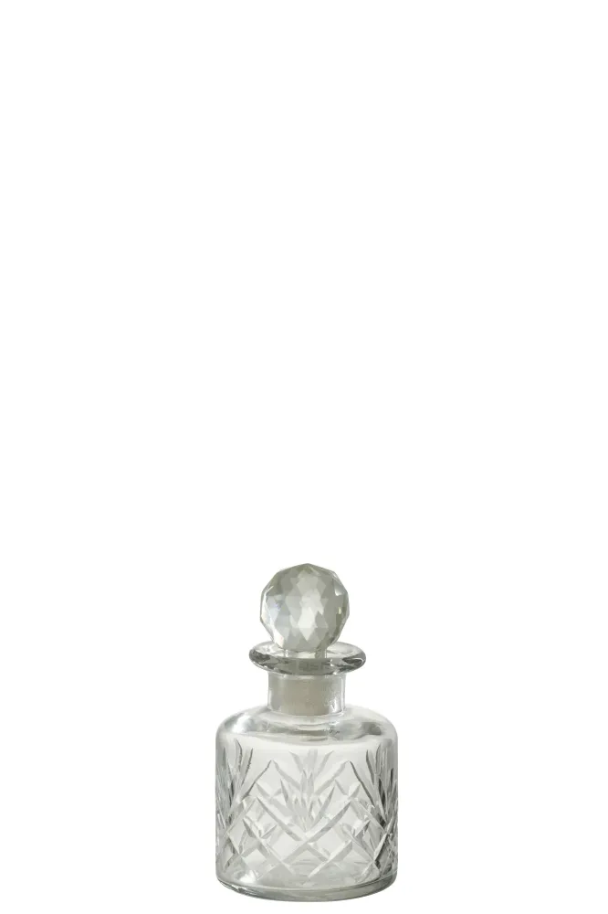 J-Line Fles Line Glas Transparant Small