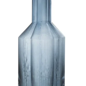 J-Line Karaf Fiore Glas Donkerblauw