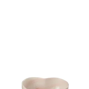 J-Line Kom Hart Porselein Wit/Roze Small