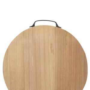 J-Line Rond snijplank - hout - naturel - L