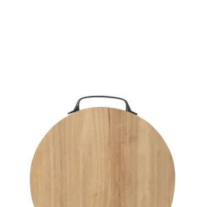 J-Line Rond snijplank - hout - naturel - S