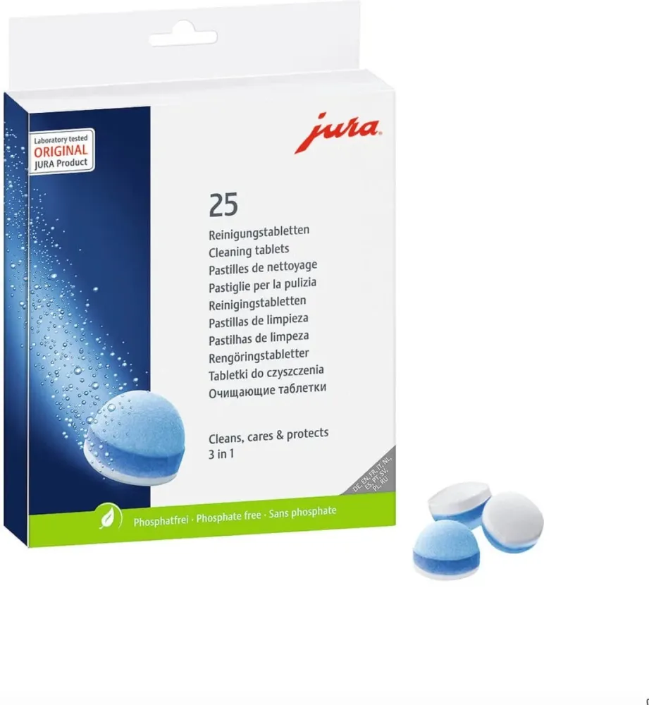 Jura 3-PHASE Reinigingstabletten (koffiemachine) - 25 stuks
