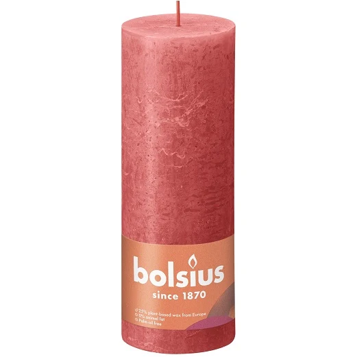 Kaarsen rustiek 190/68 Blossom Pink 4st -