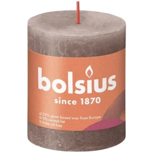 Kaarsen rustiek 80/68 Rustic taupe 4 stuks -