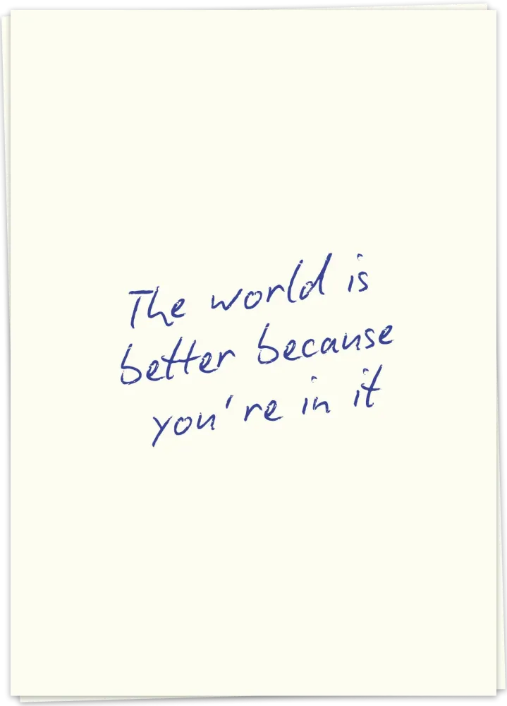 Better world - Kaart Blanche