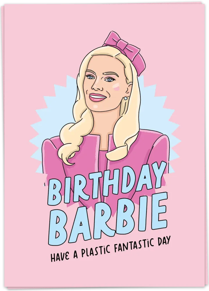 Birthday Barbie - Kaart Blanche