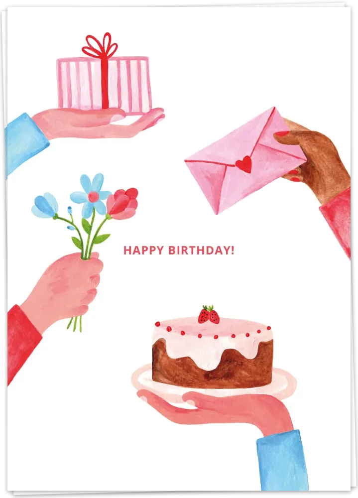 Birthday gifts - Studio Juju Kaart Blanche