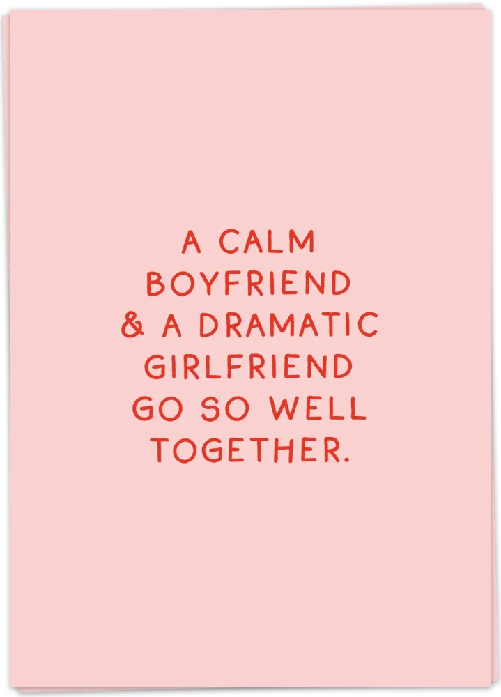Calm Boyfriend - Kaart Blanche