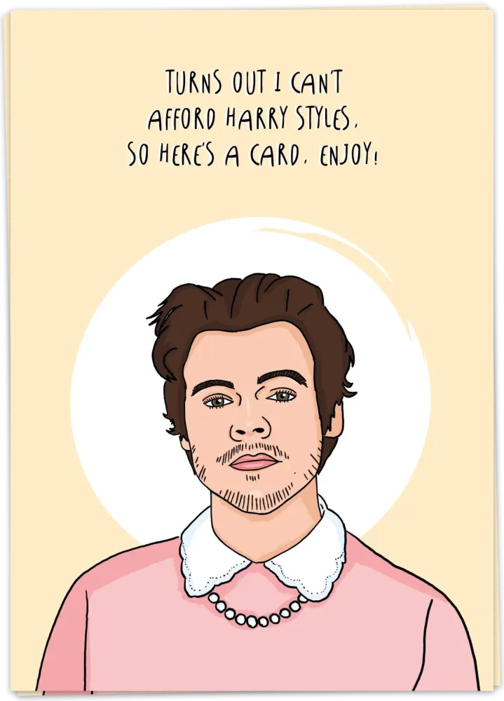 Can't afford Harry - Kaart Blanche