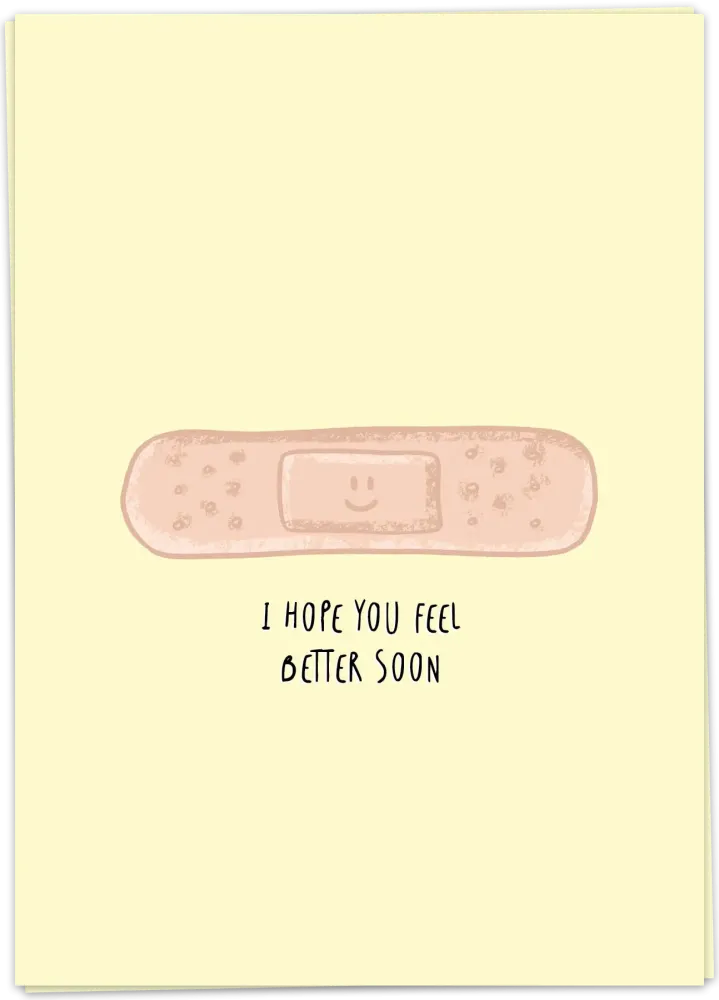 Feel better soon - Kaart Blanche
