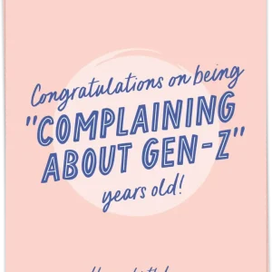 Gen Z birthday - Kaart Blanche