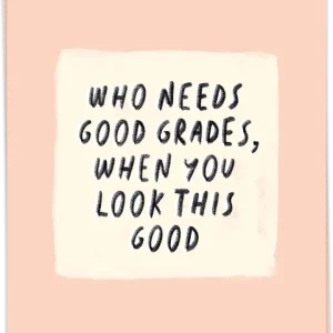 Good grades - Kaart Blanche