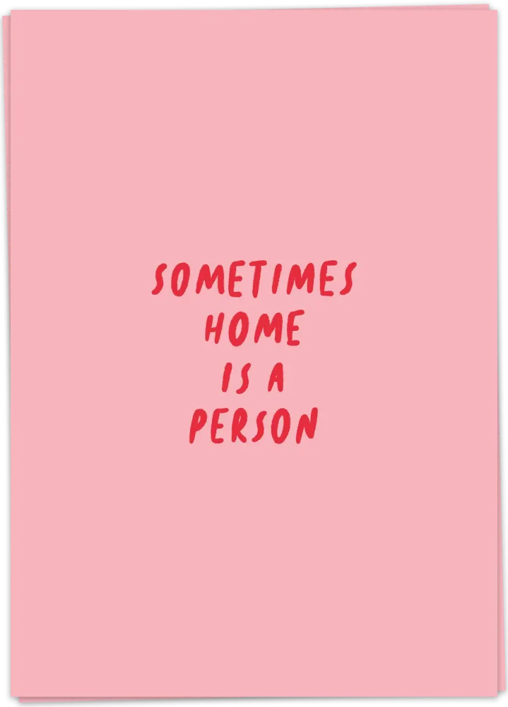 Home is person - Kaart Blanche