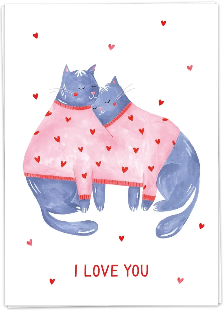 Kitty love - Studio Juju Kaart Blanche