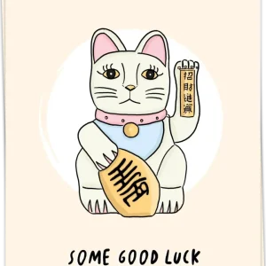 Lucky cat - Kaart Blanche