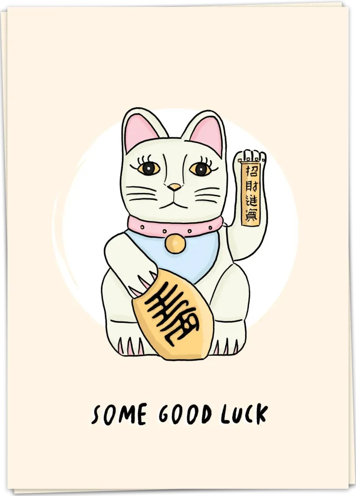 Lucky cat - Kaart Blanche
