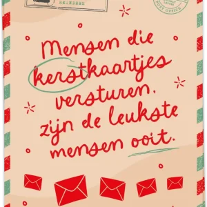 Mensen die kerstkaartjes sturen - Kaart Blanche