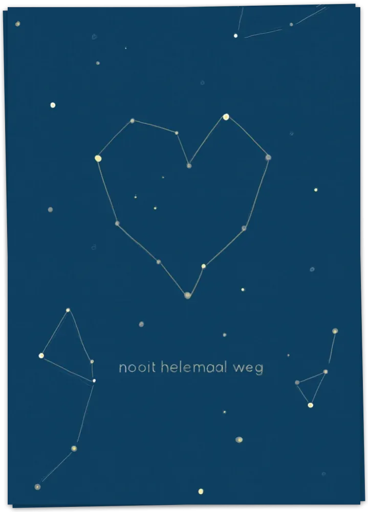 Nooit helemaal weg - Kaart Blanche