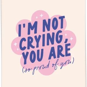 Not crying - Kaart Blanche