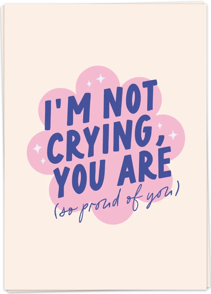 Not crying - Kaart Blanche