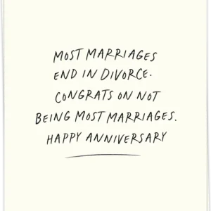Not most marriages - Kaart Blanche
