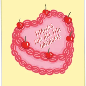 Orgasms cake - Kaart Blanche