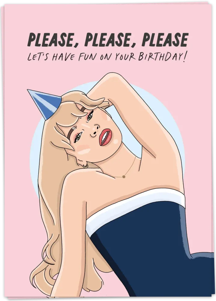 Please birthday - Kaart Blanche