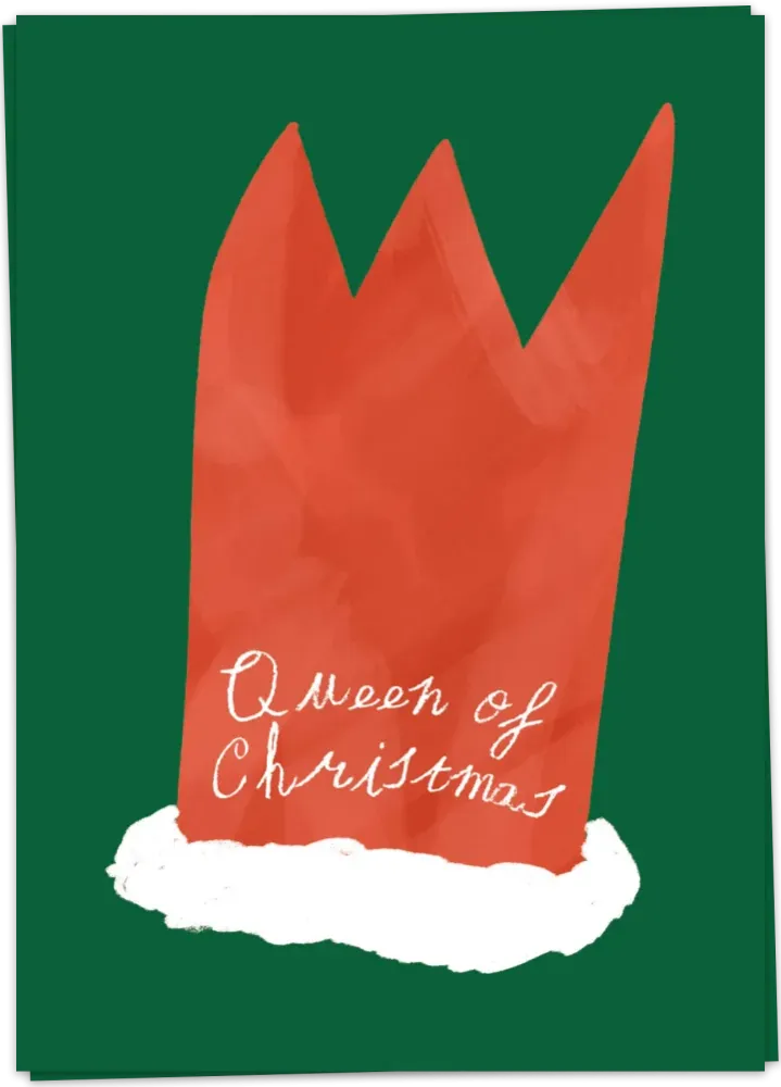 Queen Christmas - Kaart Blanche