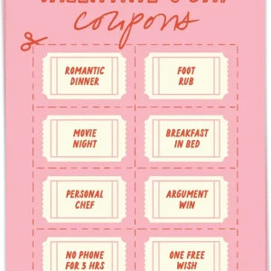 V-day coupons - Kaart Blanche