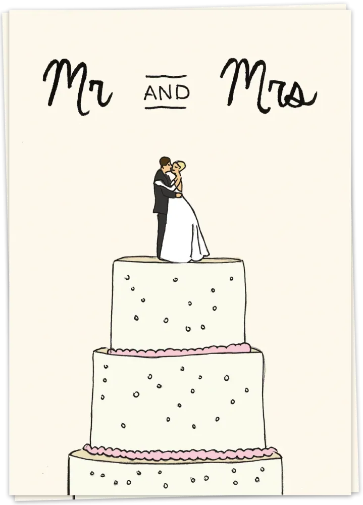 Wedding cake - Kaart Blanche