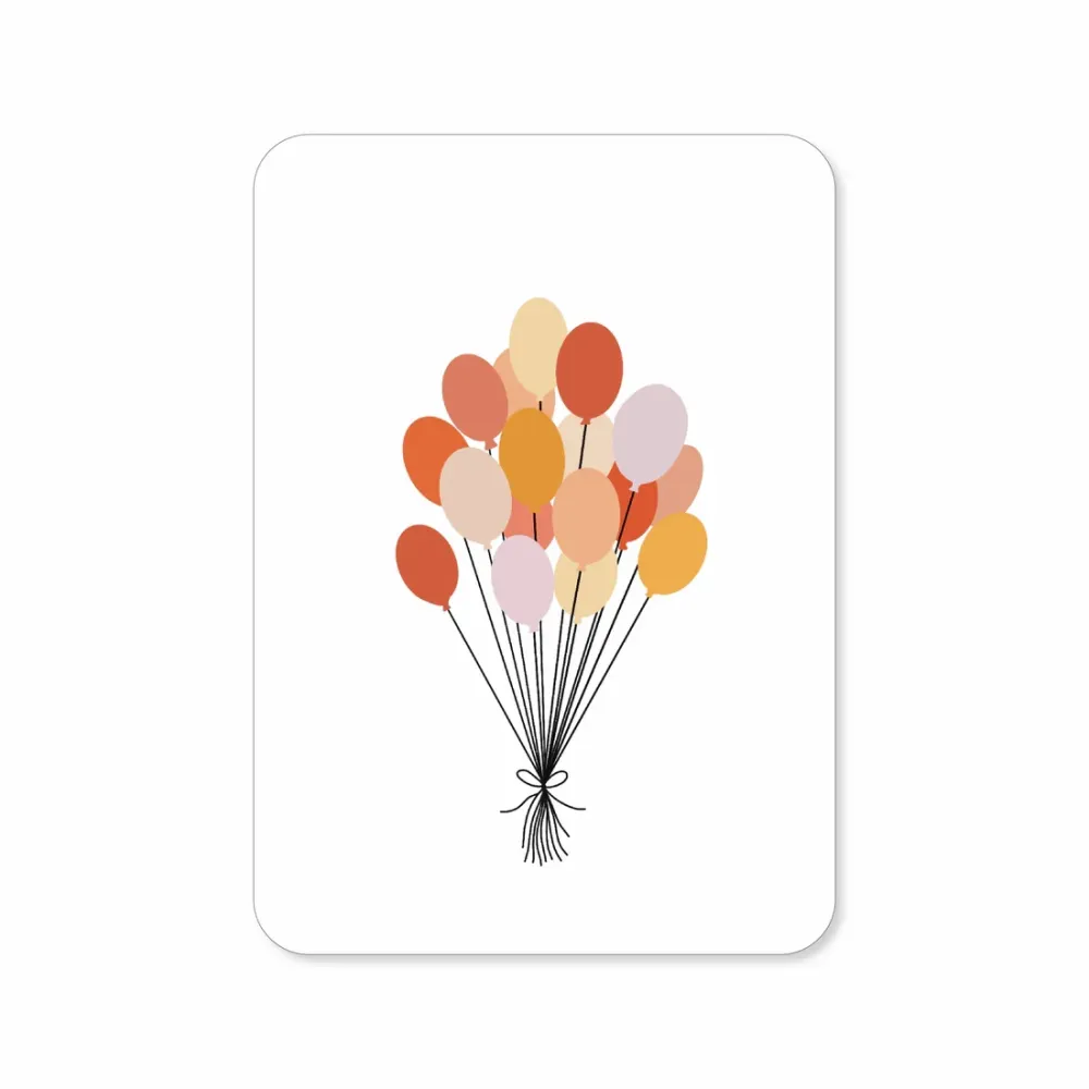 Kaartje Ballonnen Kaartjes van Maaike