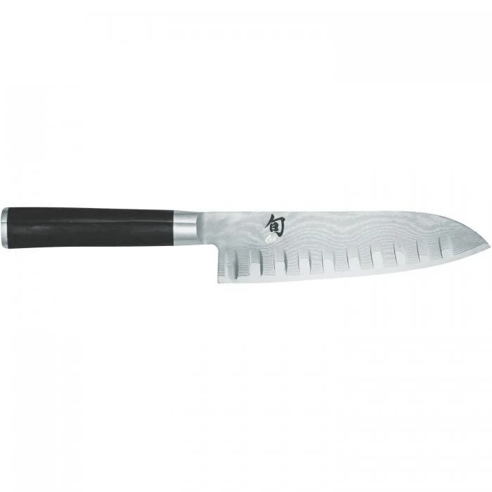 KAI Shun Santoku + gleufjes 18cm