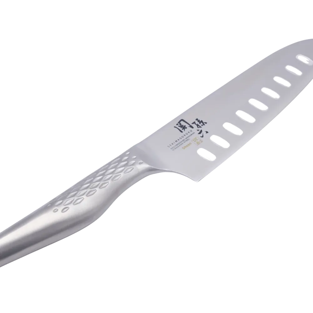 Shoso 165 mm Santoku m. luchtscherf KAI