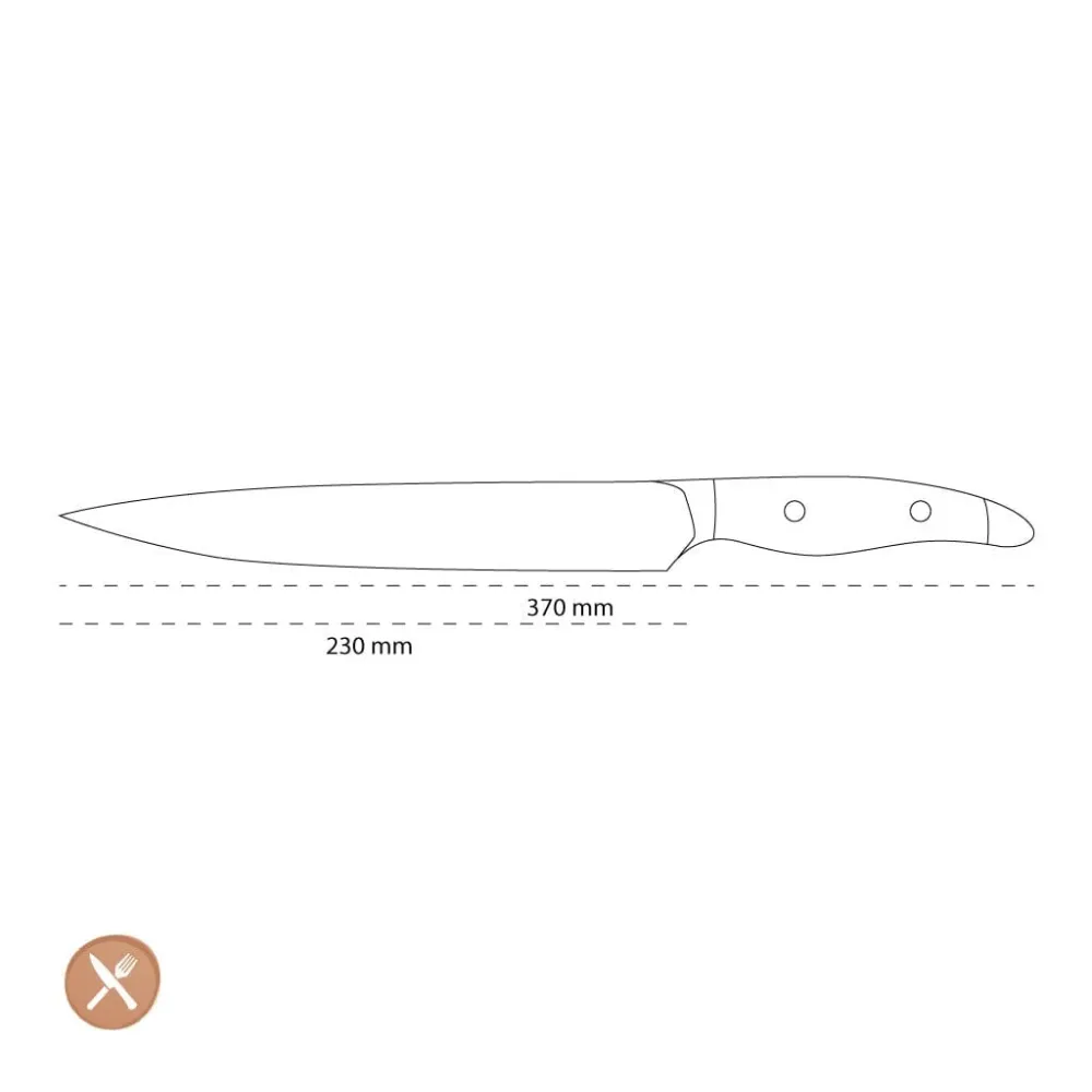 Kai Shun - Nagare Black Vleesmes 23,0 cm