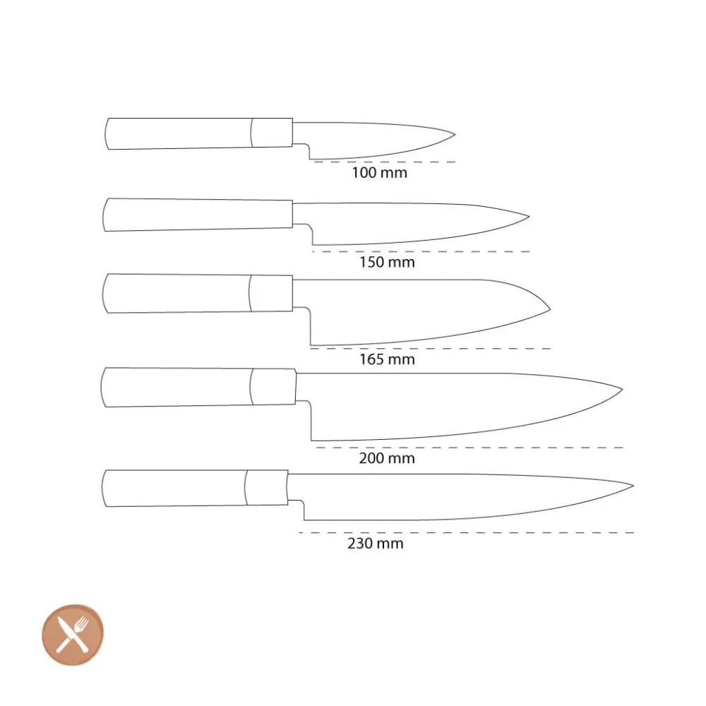 Kai Shun - Wasabi Zwart Europa Set