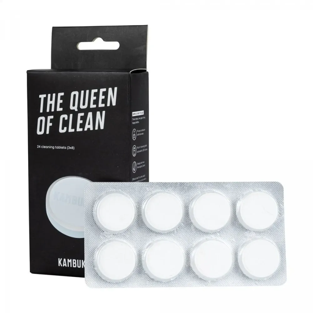 Kambukka Queen Clean 3x8 pcs Cleaning tablets ideal all stainless steel bottles /