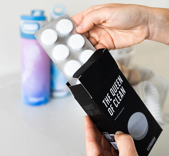 Kambukka Queen Clean 3x8 pcs Cleaning tablets ideal all stainless steel bottles /