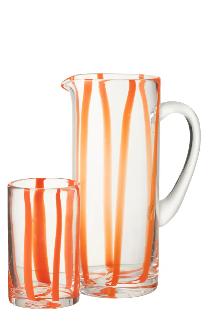 Kan Stripes Transparant/Oranje