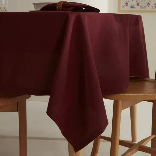 Karaca Home Belle Saum Tafelkleed Bordeaux