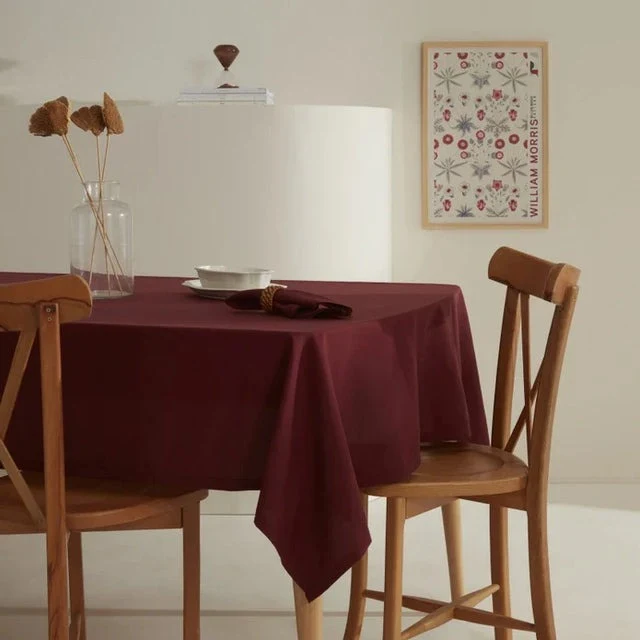Karaca Home Belle Saum Tafelkleed Bordeaux