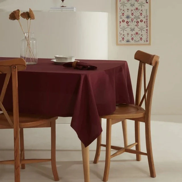 Karaca Home Belle Saum Tafelkleed Bordeaux